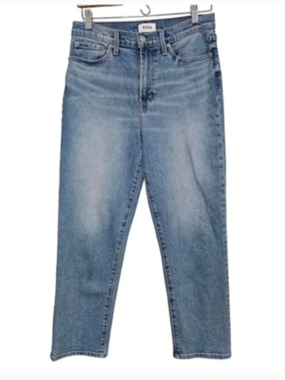 Pistola Charlie High Rise Straight Leg Jeans 28 Blue Light Wash‎ Bellini Denim ~